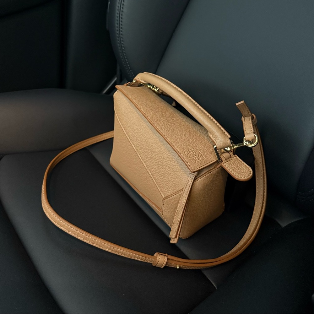 Loewe Mini Puzzle Bag in Toffee - Picture 3 of 4
